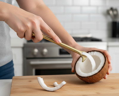 Greenrock Coconut Breaker with Coconut Peeler ,Slicer ,Opener ( Pack Of 1) Coconut Slicer(1 coconut opener)