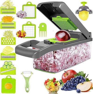 catliyer 14 in 1 Quick Dicer Vegetable & Fruit Chopper(1 chopper)