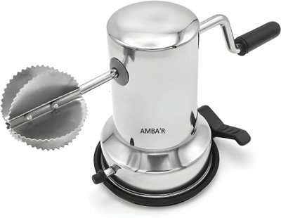 AMBA'R Stainless Steel Coconut Scraper Coconut Grater for Kitchen/Home with Vacuum Base Coconut Scraper(1 Scraper)