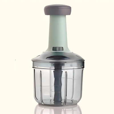 Aradhana by ARADHANAJI Hand Push 900 ML with 4 Stainless Steel Blades Vegetable & Fruit Chopper(1 chopper)