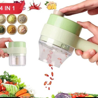 SWISS WONDER Electric Vegetable & Fruit Chopper(1 x 4in1 Electric Chopper)