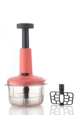 TINUMS 2 in 1 Push Chopper Vegetable & Fruit Chopper 800ml Vegetable & Fruit Chopper(1)