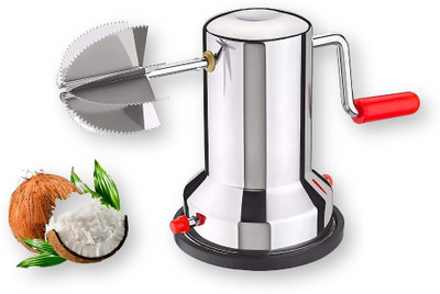 PORMONO Coconut Scraper / Grater / Chirava With Plate Coconut Scraper (Pack of 1) Coconut Chopper(1 chopper)