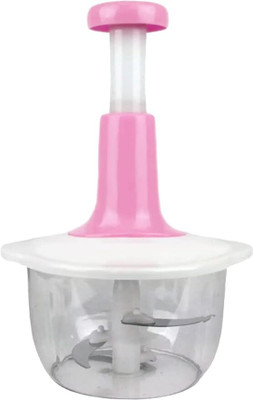 SHR ENTERPRISE by no Mini Push Vegetable Chopper (800 ML) Vegetable & Fruit Chopper(1 pc of chopper)