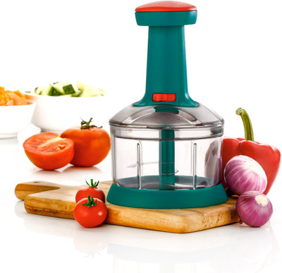 Excellent by YOUONE Hand Push Chopper with 6 Blades for Effortless Chopping Vegetables & Fruits Vegetable & Fruit Chopper(1 push Chopper)