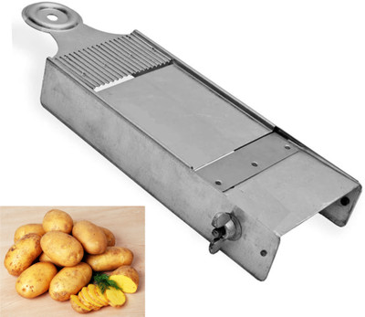 AADIVY SHOP Premium Steel Blade, with Adjustable Setting Potato Grater & Slicer(1-pis Potato Slicer)