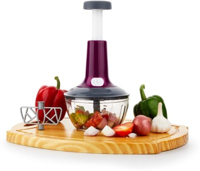 New Era Push N Chop Vegetable Fruit Cutter Hand Press Manual Chopper Vegetable & Fruit Chopper(1)