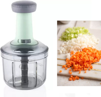 VEKSOR by Veksor Dry Fruit and Vegetable Chopper, Onion Cutter, (Teal, 900ml. 4 Blades) Vegetable & Fruit Chopper(1)