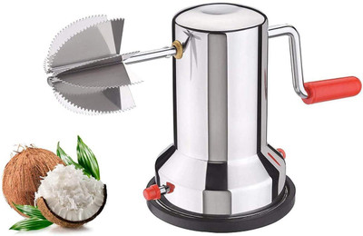 Prim Enterprise Stainless Steel Coconut Scraper with Vacuum Base, Coconut Grater Machine Coconut Scraper(1 chopper)
