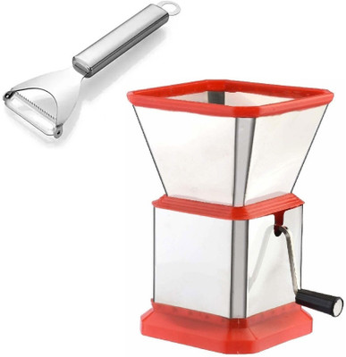 kelpertech by Ideal For: Vegetable 2 in1 Multipurpose cutter with peeler Vegetable. Vegetable & Fruit Grater & Slicer(PACK OF 2)