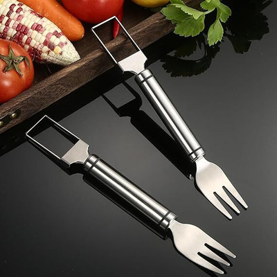 MAHADEV 2 in 1 Watermelon Fork & Slicer, Fruit Fork Knife Cutter ( pack of 2 ) Watermelon Slicer(2 * water melon cutter)