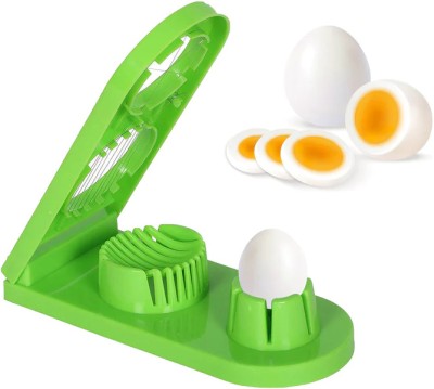 Dabster 2 in 1 Double Cut Boiled Egg cutter with stainless steel wire Egg Grater & Slicer(1)