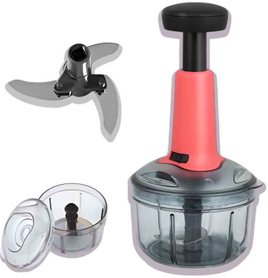 INSTRA by NA Push Chopper Vegetable Grater & Slicer(1xChopper)