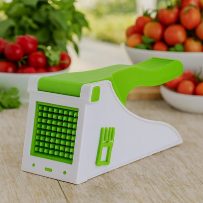 hitu French Fries Chips Maker Machine Potato Cutter Vegetable & Fruit Chopper(1 Chopper, 1 Grille Cleaner)