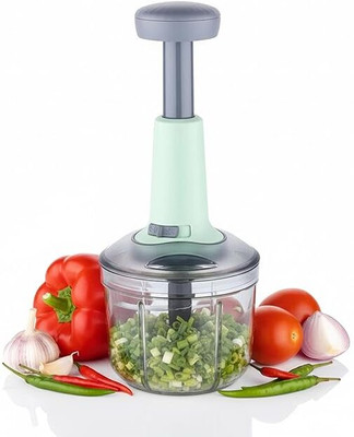 Vrinda radha 650 ml Manual Vegetable & Fruit Chopper with Sharp Blades & Container Vegetable & Fruit Chopper(1 chopper)