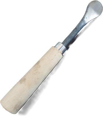 Q8 Twinkle Wooden Handle Coconut Cracker/Breaker/Chopper-With Cast Iron Blade Coconut Slicer(Pack of 1)