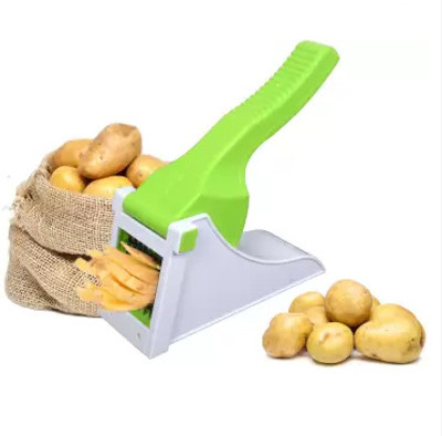 Mohit Plastic French Fry Chipser, Potato Chipser/Potato Slicer with Container Vegetable & Fruit Chopper(1 pcs french fries maker)