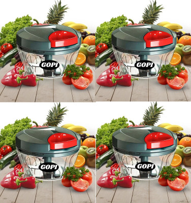 gopi by GopiStore Handy mini chopper Vegetable & Fruit Chopper(4 Chopper)