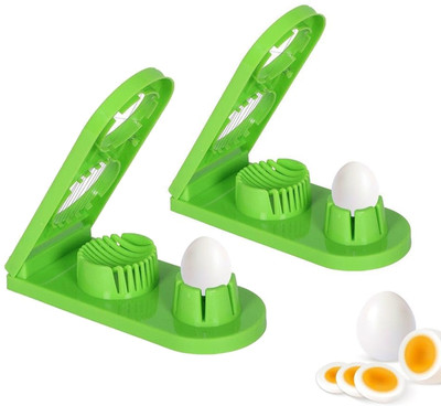 BHAVYARPAN Multi-Segment 2 in 1 Egg Cutter/Slicer Egg Grater & Slicer(2 x 2 in 1EGG Cutter)