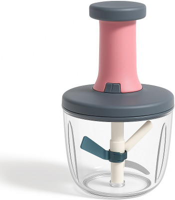 SHUBHAM INC Push up Chopper with Blender| Vegetable and Fruit Cutter/Chopper Vegetable & Fruit Chopper(1 pcs chopper)