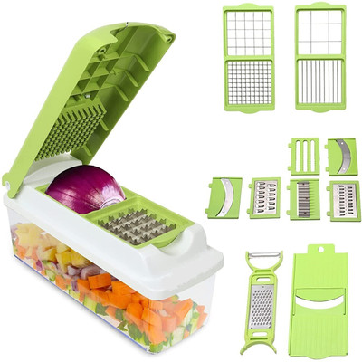Jargon Vegetable & Fruit Chipser/Chopper/Slicer/Cutter/Grater/Potato Slicer/Dicer/Salad Vegetable Grater & Slicer(1 Chopper)