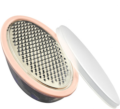 Onions by Onions Food Grater with Container & Lid | Stainless Steel Sharp Blade Vegetable & Fruit Grater(1 chopper)