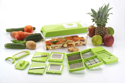 DDecora 12 in 1 Multipurpose Unbreakable Chopper, Cutters, Grater , Peeler, Chipser for Vegetable & Fruit Grater & Slicer(Pack of 1)