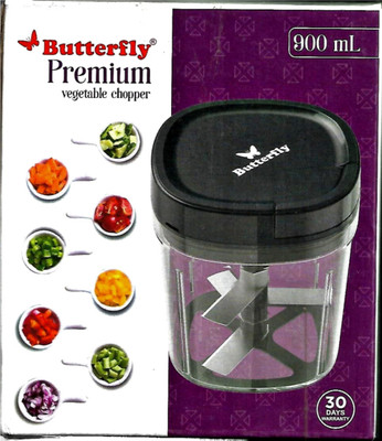 Butterfly by Butterfly chopper 900 Vegetable Chopper(1 set of chopper)
