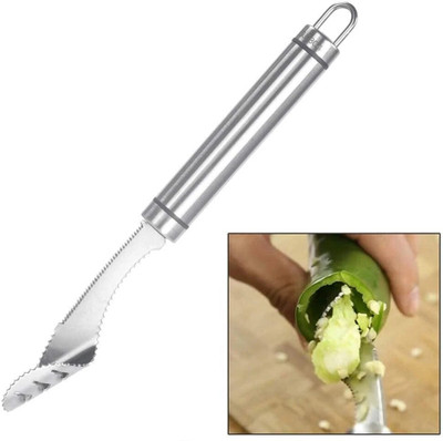 Stadash by NA 1pcs Stainless Steel Pepper Chili Corer Seed Remover Tool Vegetable Core Remover Vegetable & Fruit Slicer(1 Pcs Stainless Steel Chili Corer)