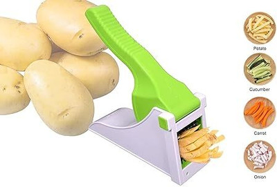 Fulkiza by FULKIZA ™Potato Chipser, French Fries Maker Salad Machine Slicer Fruit Cutter Vegetable & Fruit Grater & Slicer(1 Grater & slicer)