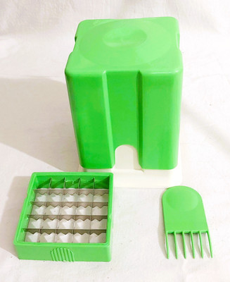 SHREESANVI Potato French Fries Chips Maker, vegetable & Fruit slicer Potato Slicer(1 Chipser, 2 Blade)