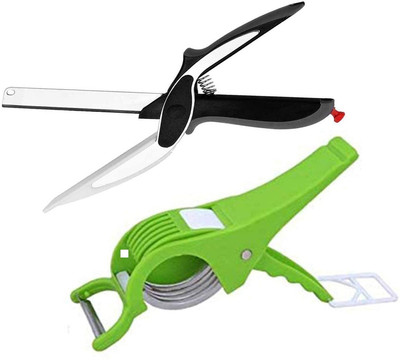 UNIBRITE Vegetable & Fruit Chopper(1 Vegetable & 1 Clever Cutter Combo)