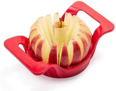 Dinostrit Plastic Apple Cutter Manual Fruit Slicer With Handle For Kitchen Pack of 1 Apple Slicer(1)