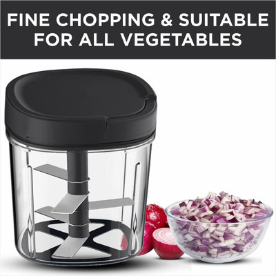newway by NA Premium Vegetable & Fruit Chopper - Multicolor Vegetable & Fruit Grater(1 Pcs Eleven Rings Square Dori Chopper 900 ml)