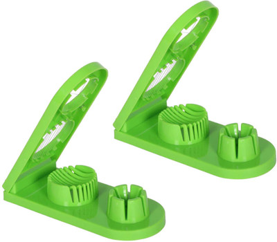 Gift Corner 2 IN 1 DOUBLE CUT BOILED EGG CUTTER WITH STAINLESS STEEL WIRE 2 pc Egg Chopper(2)