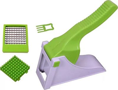 FIVANIO by FIVANIO Plastic Manual French Fry Chipser, Vegetable & Fruits Chopper Potato Slicer Vegetable & Fruit Grater & Slicer(1 Vegetable Cutter)