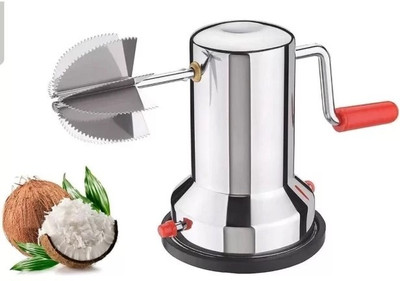 FIVANIO by FIVANIO Stainless Steel Coconut Scraper Coconut Scraper Shredder Grater Coconut Scraper(Coconut Cutter)