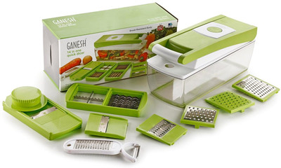 Ganesh 14 in 1 Multipurpose Chopper, Fruits & Vegetable Cutters Vegetable & Fruit Chopper(1 Chopper)