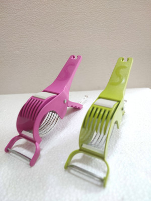 Altsquare by ALTSQUARE ALTSQUARE 2-in-1 Vegetable Cutter & Peeler | Versatile Veg Slicer Vegetable & Fruit Slicer(2 chopper)