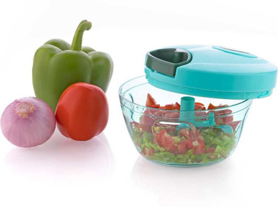 HASHFLOW Mini Chopper for Kitchen Dori Chopper-450ML Vegetable & Fruit Chopper(1 Vegetable Cutter - Handy Manual Quick Chopper)