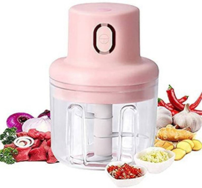SACRO DEV43_BA101-Mini Garlic Chopper | Portable Mini Food Chopper Electric Vegetable & Fruit Chopper(1)