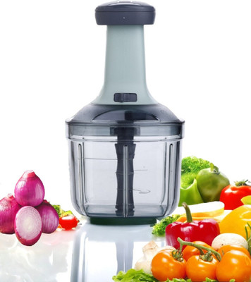Brijshi Manual Large Hand Press Food Chopper Gaint Press Chopper 1000 ML Push Chopper Vegetable & Fruit Chopper(1 pc Gaint Chopper)
