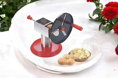 NHB BOUTIQUE Stainless Steel Potato Chips Slicer Maker/Vegetable Fruits Wafer Maker Machine Vegetable Slicer(1 X Wafer Maker)