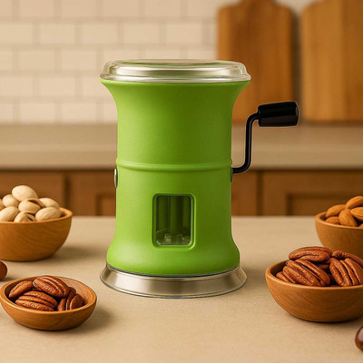 NSRV by NO NSRV Ovel Manual Chilly & Dry Fruit Cutter Grinder Vegetable & Fruit Grater & Slicer(1 chopper)