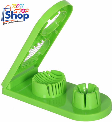 NON STOPSHOP by NON STOP SHOP 2 in 1 Double Cut Boiled Egg cutter with stainless steel wire for easy slicing Egg Slicer(1 EGG SLICER)