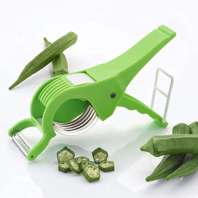 COWWAL'S GROUP Vegetable Cutter & Fruit Multi Cutter Green New Pack of 1 Vegetable & Fruit Chopper(1 Cutter)
