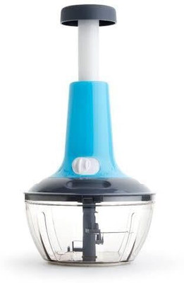 MR Wonder by MR Wonder Hand Push Chopper MR Wonder Hand Push Chopper 650 ml Vegetable & Fruit Chopper(1 Hand Push Chopper Blue Colour)