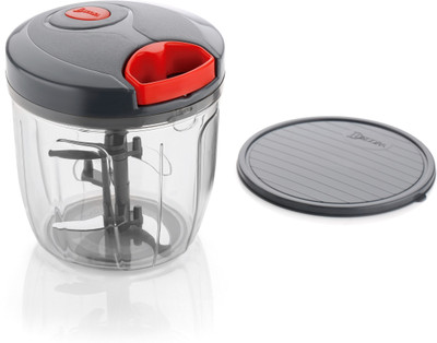 DDecora 1000 ml with 5 stainles steel powerful blade , new handy quick XL chopper Vegetable & Fruit Chopper(1)