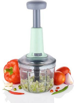Ecodex Push Chopper Quick Chopper Chop & Churn Vegetables & Dry Fruits Vegetable & Fruit Chopper(1)