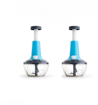 DHANRAJ Push Chopper Manual Vegetable Chopper Hand Push Chopper Vegetable & Fruit Chopper(2 pcs Chopper)